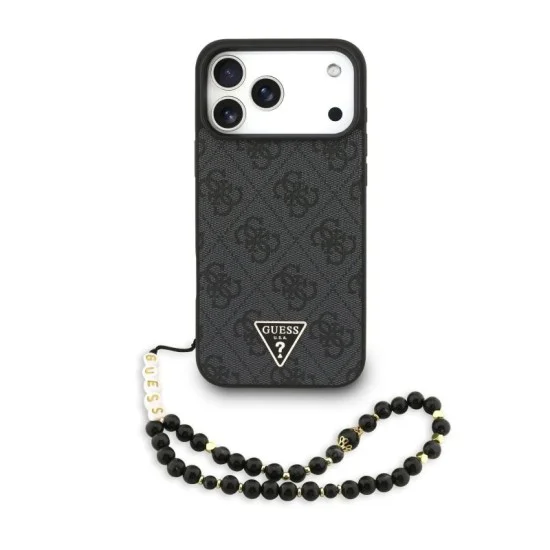 Guess Iphone 17 Pro Max Magsafe Leather Case With Stylish Hand Strap